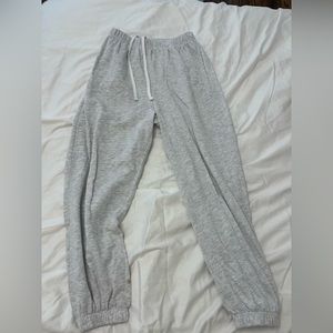 Light grey garage sweatpants
